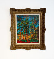 Saint-Paul Hospital at Saint-Rémy framed Van Gogh replica, hand-painted in oil on canvas