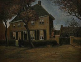 The Vicarage at Nuenen Van Gogh Reproduction, hand-painted in oil on canvas