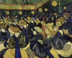 The Dance Hall in Arles Van Gogh Reproduction, hand-painted in oil on canvas