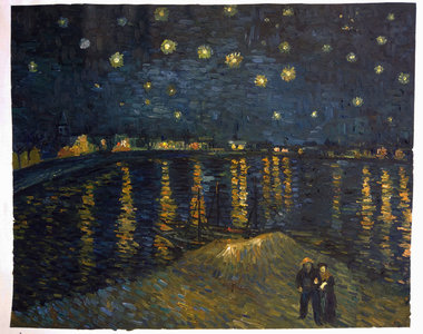 starry night over the rhone van gogh reproduction van gogh studio